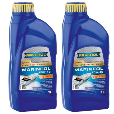 Pachet 2 litri ulei Ravenol Marine Petrol 25W40 foto