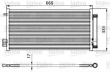 Condensator climatizare AC Valeo, FIAT 500L, 02.2013-; TIPO, 10.2015- motor 1.3 MultiJet;1.4 Multiair Turbo; 1.6 MultiJet si 0.9 TwinAir Turbo; 1.4,