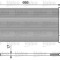 Condensator climatizare AC Valeo, FIAT 500L, 02.2013-; TIPO, 10.2015- motor 1.3 MultiJet;1.4 Multiair Turbo; 1.6 MultiJet si 0.9 TwinAir Turbo; 1.4,