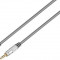 Cablu audio Goobay Jack 3.5 mm - Jack 3.5 mm 2.5m Black Blister