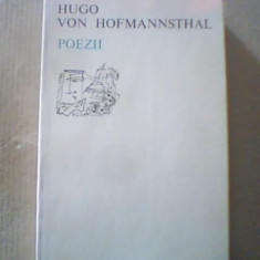 Hugo von Hofmannsthal - POEZII ( colectia " Orfeu " ) / text bilingv / 1981