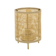 Lampa decorativa de masa cu 10 LED-uri, Tip Ratan, 12.5x17.5 cm, ATU-081448 foto