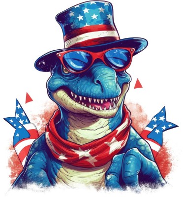 Sticker decorativ, Dinozaur, Albastru, 64 cm, 1348STK-3 foto