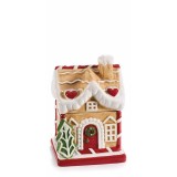 Borcan Casuta Turta Dulce ceramica 9 x 8 x 13 H