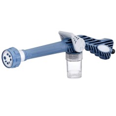 Pistol Tiessa, pentru spalat si stropit, suport pentru sapun, 8 tipuri de jet, 3 cai de control