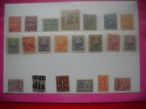 HOPCT LOT NR 666 --22 TIMBRE FISCALE VECHI-STAMPILAT-ROMANIA