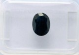 ~ SAFIR NATURAL albastru inchis 1,70 ct. Certificat de Autenticitate ! ! !