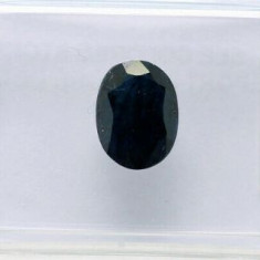 ~ SAFIR NATURAL albastru inchis 1,70 ct. Certificat de Autenticitate ! ! !