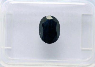 ~ SAFIR NATURAL albastru inchis 1,70 ct. Certificat de Autenticitate ! ! ! foto