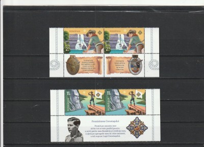 ROMANIA 2023 LP 2414 CERCETASII ROMANIEI STRAIF 2 SERII CU VINIETA MNH NESTAMPILATE foto