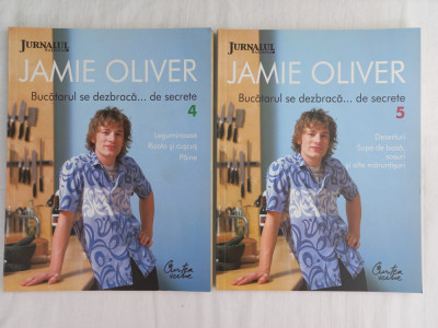 JAMIE OLIVER- BUCATARUL SE DEZBRACA... DE SECRETE. VOL. 4+ VOL. 5 foto