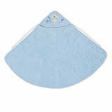 Prosop Bebe cu Gluga Ursuleț Ciel 100x100cm Bumbac Moale - Prosop Baie Copii