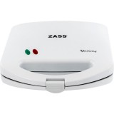 Sandwich-maker Zass ZSM 01, 750 W, Alb