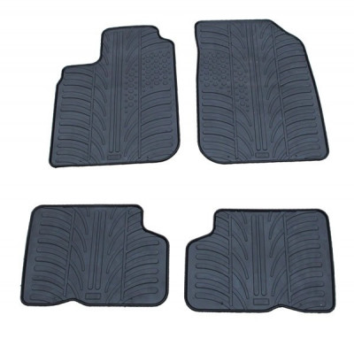 Set covorase auto din cauciuc Dacia Logan Berlina 2005-2013, si MCV 5 locuri 2007-2013, Gledring, 4 buc. foto