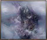 Catedrala pulsului tacut pictura de colectie Ovidiu Kloska, Peisaje, Acrilic, Abstract