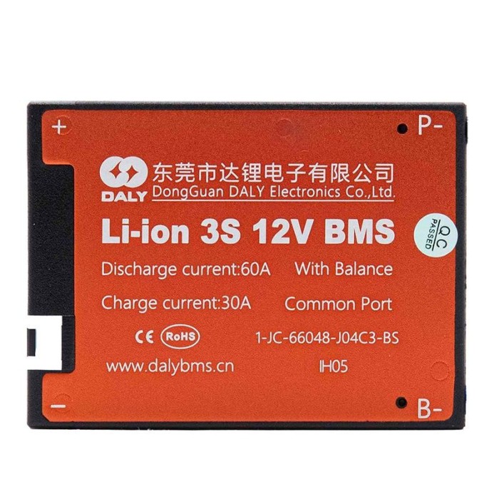 BMS 3S 12V 60A