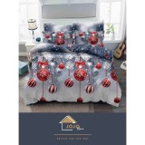 Cumpara ieftin Lenjerie de pat 1 Persoana Model de Craciun - JJJ9012