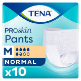 Scutece tip chilot adulti Tena Pants Normal M (80-110cm), 10 buc. Incontinenta, protectie optima, confort discret