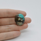 Cabochon turcoaz tibetan 26x22x9mm c9