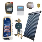 Cumpara ieftin KIT PANOU SOLAR APA CALDA PRESURIZAT 3P ECONOMIC CU BOILER CU DOUA SERPENTINE 150L PANOSOL C.200