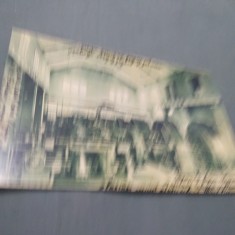 CARTE POSTALA RESITA-VEDERE VECHE DIN COLECTIA ARSENIE BOAR- INTERIORUL UZINA ELECTRICA GREBLA NECIRCULATA