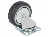 Roată de transport torsională &Oslash; 75mm W 25mm H 100mm 60kg