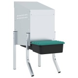 Cumpara ieftin Cuib pentru gaini cu 1 compartiment si picioare, otel galvanizat