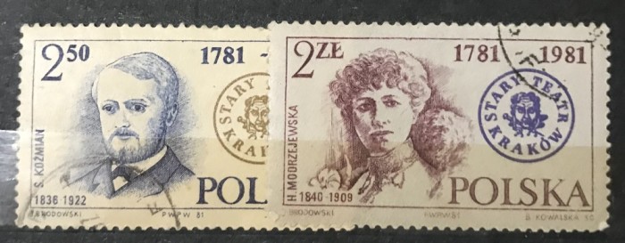 (STR3) Timbre serii Straine Polonia