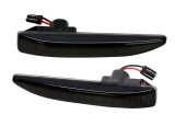 Set lampa semnalizare laterala BMW Seria 7 (E65/E66), 09.2001-10.2008, partea stanga, dynamic indicator; LED; fumuriu; TUNING,