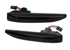Set lampa semnalizare laterala BMW Seria 7 (E65/E66), 09.2001-10.2008, partea stanga, dynamic indicator; LED; fumuriu; TUNING,