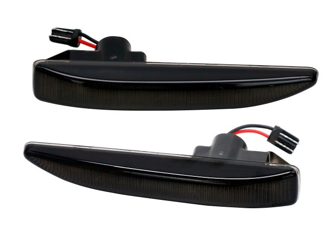 Set lampa semnalizare laterala BMW Seria 7 (E65/E66), 09.2001-10.2008, partea stanga, dynamic indicator; LED; fumuriu; TUNING,