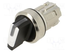 Comutator rotativ 22mm SIEMENS IP67 alb proeminent Poz.i stab: 2