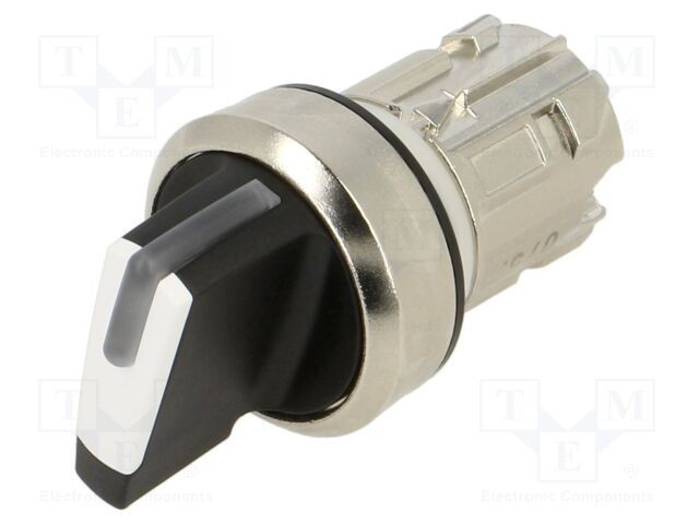 Comutator rotativ 22mm SIEMENS IP67 alb proeminent Poz.i stab: 2
