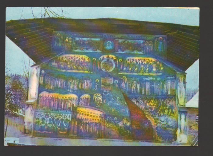 CPIB 19370 CARTE POSTALA - VORONET. MONUMENT ARHITECTONIC MEDIEVAL