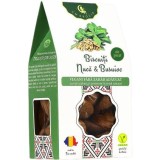 Biscuiti cu Nuca si Busuioc fara Zahar Adaugat 130g