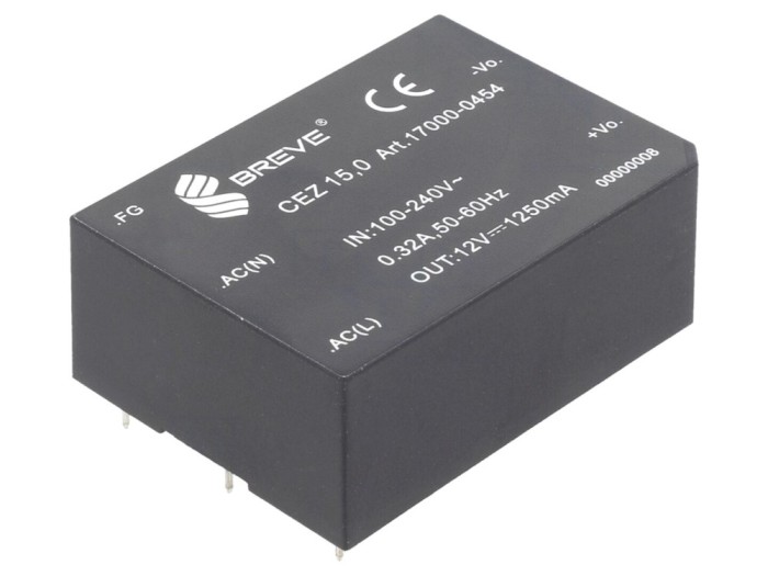 Convertor AC/DC 15W 12V