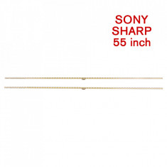 Set barete led Sony, Sharp 55 inch YLS-HRN55—7020-REV2 2 barete x 64 leduri