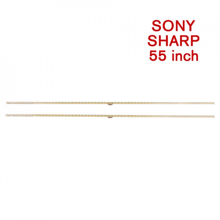 Set barete led Sony, Sharp 55 inch YLS-HRN55&mdash;7020-REV2 2 barete x 64 leduri