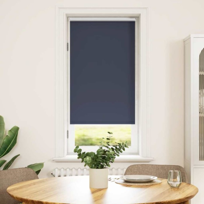 Jaluzea tip rulou opacă, 40x100, cm, marin / albastru