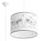 Lampă Suspendată Cat Multicolor Pvc 1 Bec Oval Modern De Interior