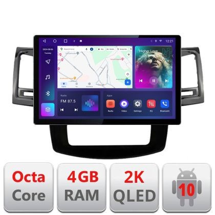 Navigatie dedicata Toyota Hilux 2008-2014 N-143 Edonav ecran 13&quot; 2K 8 si 128 Android Waze USB Navigatie 4G 360 Toslink Youtube Rad CarStore Technology