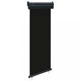 Gossi copertina laterala de balcon, negru, 60 x 250 cm