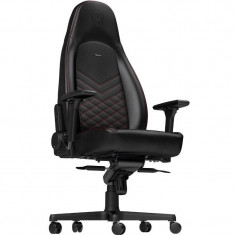 Scaun gaming NobleChairs ICON Negru / Rosu foto