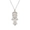Lantisor cu ingeras si nume gravat - argint 925