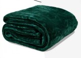 Cumpara ieftin Patura Catifelata Verde Smarald Royal Green Oriflame Exklusiv 130x180cm Poliester Moale Premium
