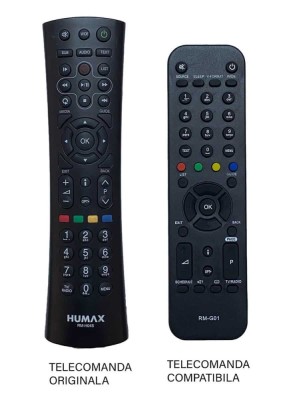 Telecomanda compatibila pentru reciver DIGI RM-G01 compatibil cu originalul RM-H04S IR 724 (340-1) foto