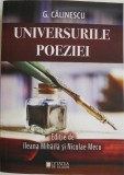 Universurile poeziei &ndash; George Calinescu - Carte Poezie Beletristica