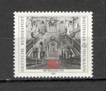 Germania.1987 300 ani nastere B.Neumann-arhitect MG.628 foto