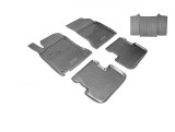Covoare Cauciuc Tavita Mercedes Clasa B W246 (2012-2018) + Protectie Tunel, Negre, ALM