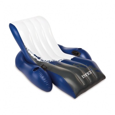 Sezlong gonflabil Intex 58868EU, pentru apa, 180 x 135 cm foto